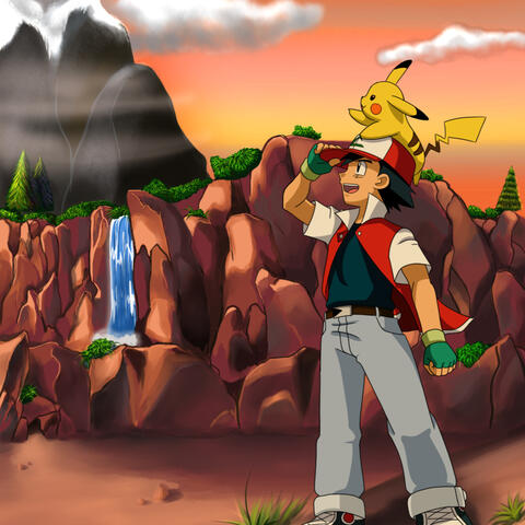 Ash confronting Mt.SIlver Ash confronting Mt.SIlver
